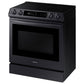 Samsung NE63T8711SG 6.3 Cu. Ft. Front Control Slide-In Electric Range With Smart Dial, Air Fry & Wi-Fi In Black Stainless Steel