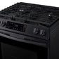 Samsung NX60T8111SG 6.0 Cu. Ft. Front Control Slide-In Gas Range With Wi-Fi In Black Stainless Steel