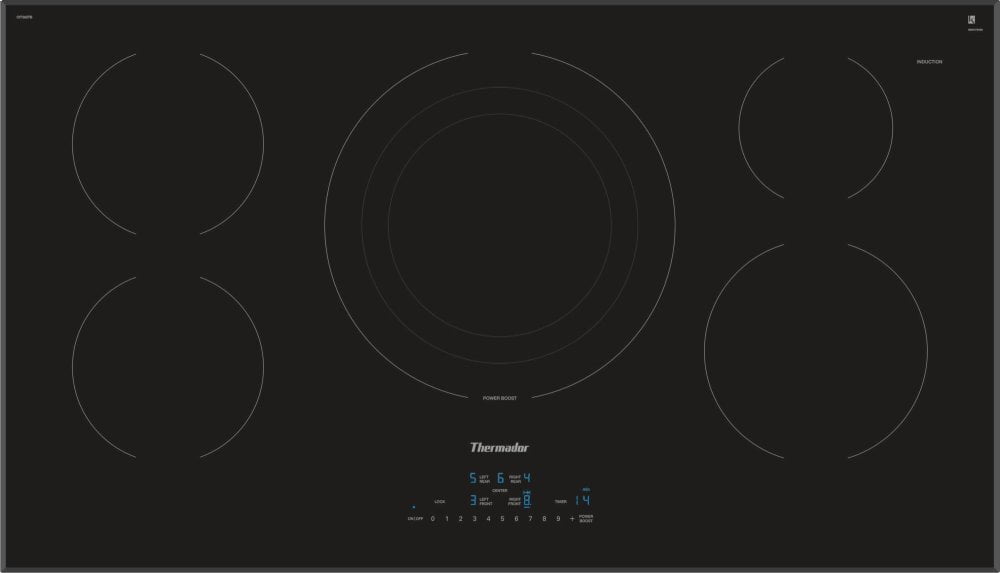 Thermador CIT365TB 36-Inch Masterpiece® Induction Cooktop, Black, Frameless
