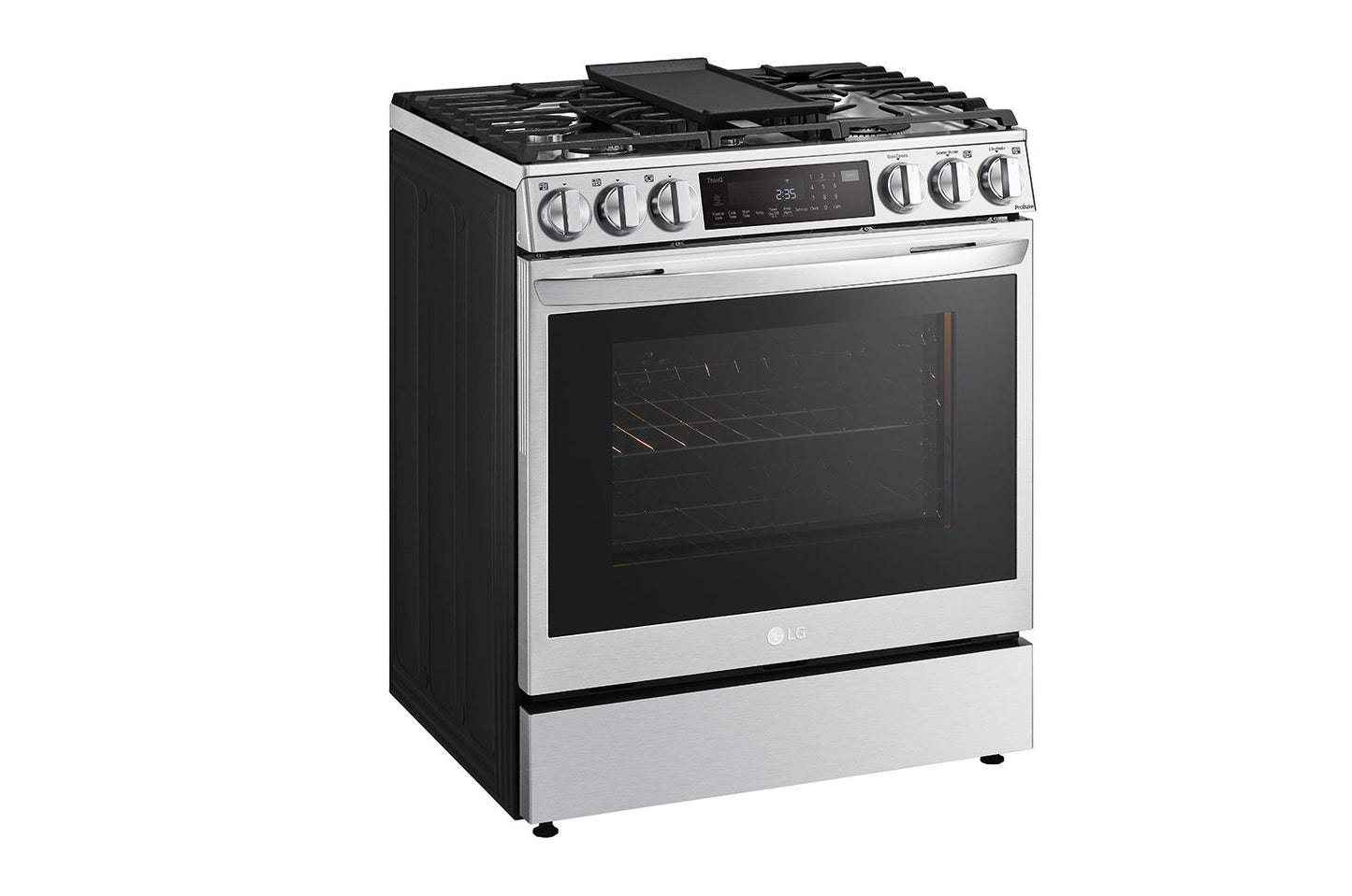 Lg LSDL6336F 6.3 Cu. Ft. Smart Wi-Fi Enabled Probake® Convection Instaview® Dual Fuel Slide-In Range With Air Fry