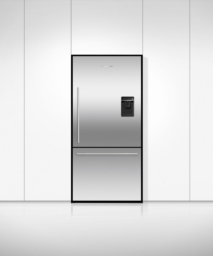 Fisher & Paykel RF170WDRUX5N Freestanding Refrigerator Freezer, 32", 17.1 Cu Ft, Ice & Water