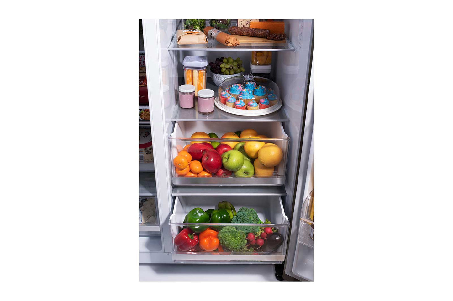 Lg LRSOS2706D 27 Cu. Ft. Side-By-Side Instaview&#8482; Refrigerator