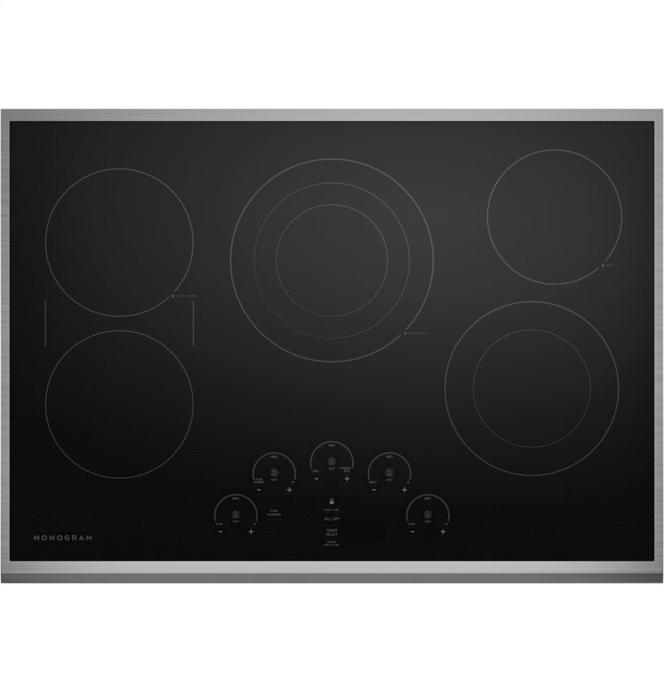 Monogram ZEU30RSJSS Monogram 30" Touch Control Electric Cooktop