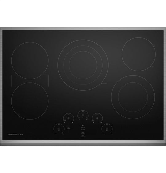 Monogram ZEU30RSJSS Monogram 30" Touch Control Electric Cooktop