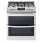 Lg LTG4715ST 6.9 Cu. Ft. Smart Wi-Fi Enabled Gas Double Oven Slide-In Range With Probake Convection® And Easyclean®