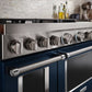 Kitchenaid KFDC558JIB Kitchenaid® 48'' Smart Commercial-Style Dual Fuel Range With Griddle - Ink Blue