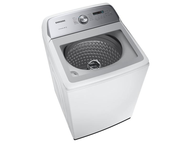 Samsung WA49B5205AW 4.9 Cu. Ft. Capacity Top Load Washer With Activewave&#8482; Agitator And Active Waterjet In White