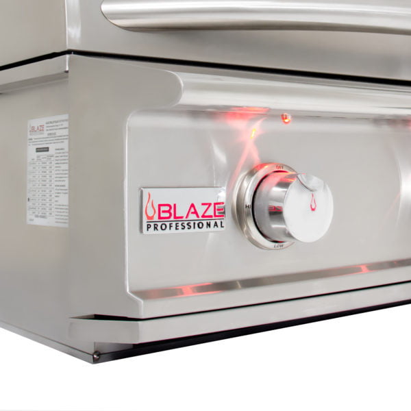 Blaze Grills BLZ4PRONG Blaze Professional 44-Inch 4 Burner Built-In Gas Grill With Rear Infrared Burner - Natural Gas
