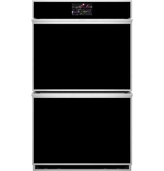 Monogram ZTD90DSSNSS Monogram 30" Smart Electric Convection Double Wall Oven Minimalist Collection