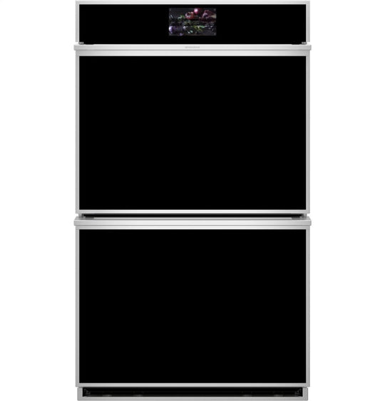 Monogram ZTD90DSSNSS Monogram 30" Smart Electric Convection Double Wall Oven Minimalist Collection