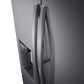 Samsung RF22R7351SG 22 Cu. Ft. Food Showcase Counter Depth 4-Door French Door Refrigerator In Black Stainless Steel