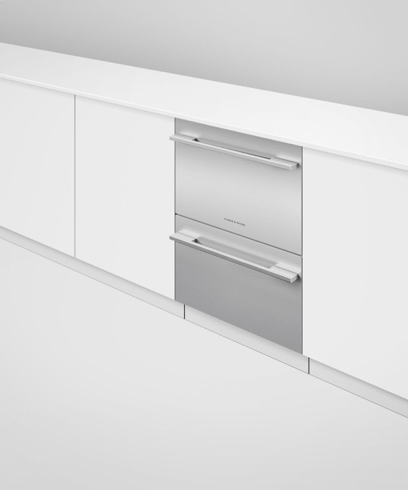 Fisher & Paykel DD24DI9N Integrated Double Dishdrawer Dishwasher, Sanitize