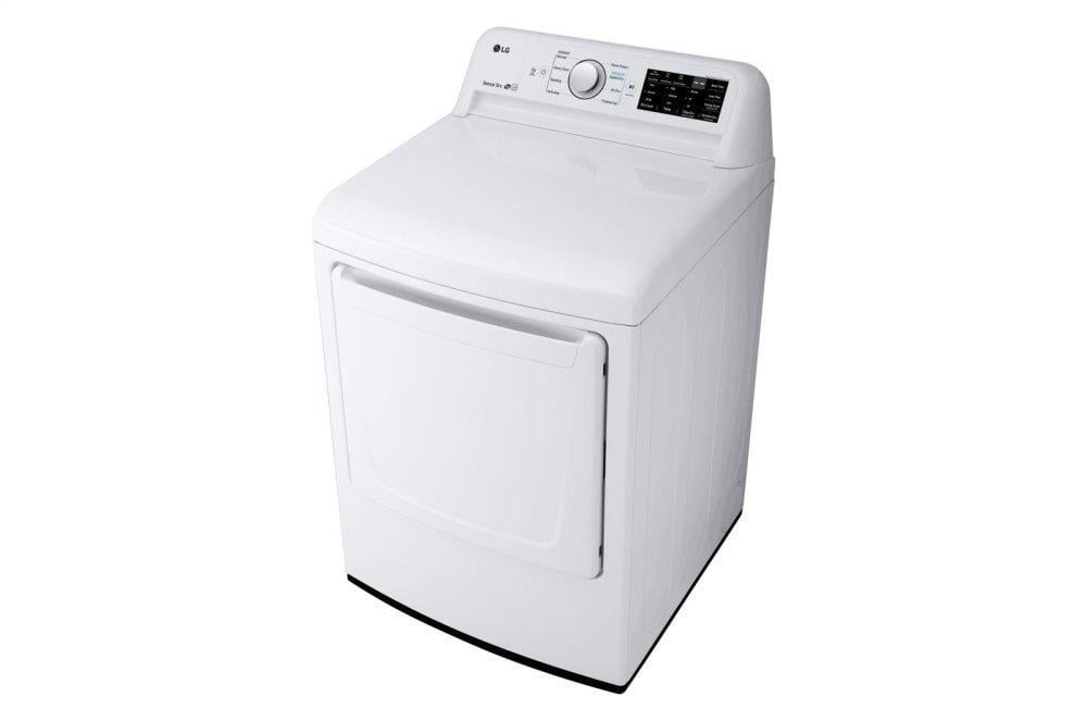 Lg DLE7100W 7.3 Cu. Ft. Electric Dryer With Sensor Dry Technology
