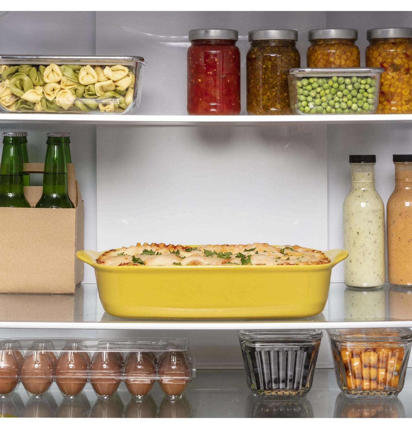 Ge Appliances GBE17HYRFS Ge® Energy Star® 17.7 Cu. Ft. Counter-Depth Bottom-Freezer Refrigerator