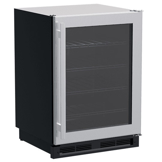 Marvel MLWC024SG01A 24-In Built-In Single Zone Wine Refrigerator With Door Style - Stainless Steel Frame Glass