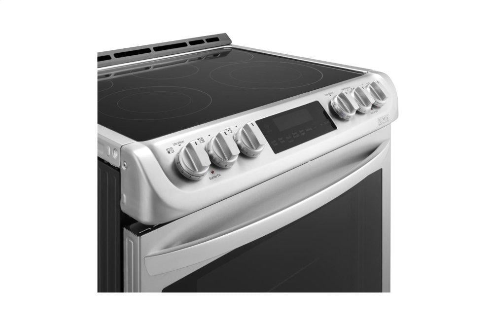 Lg LSE4613ST 6.3 Cu. Ft. Electric Single Oven Slide-In Range With Probake Convection® And Easyclean®