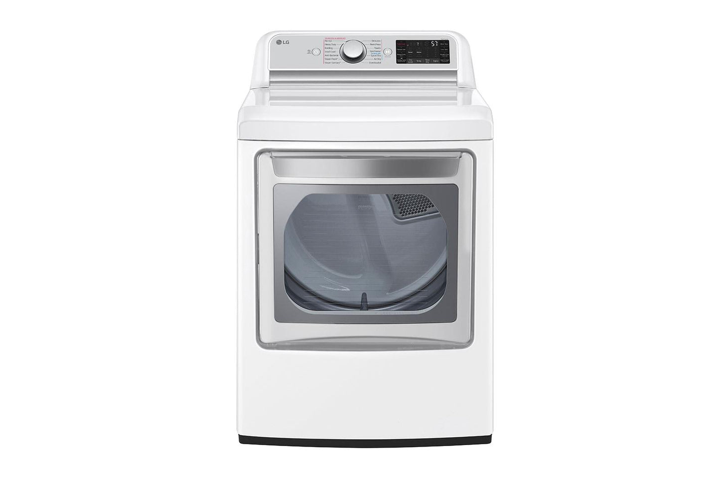 Lg DLEX7900WE 7.3 Cu. Ft. Ultra Large Capacity Smart Wi-Fi Enabled Rear Control Electric Dryer With Turbosteam&#8482;