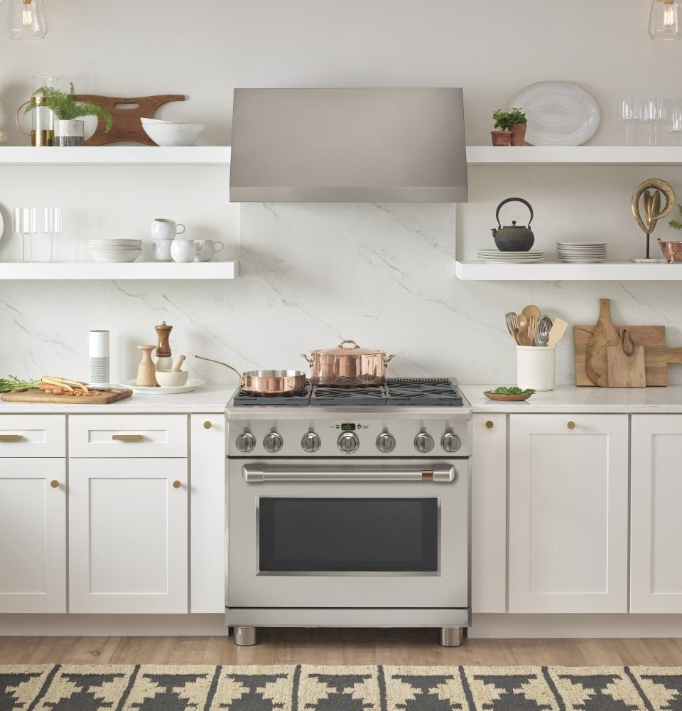 Cafe CGY366P2MS1 Café 36" All-Gas Professional Range With 6 Burners (Natural Gas)