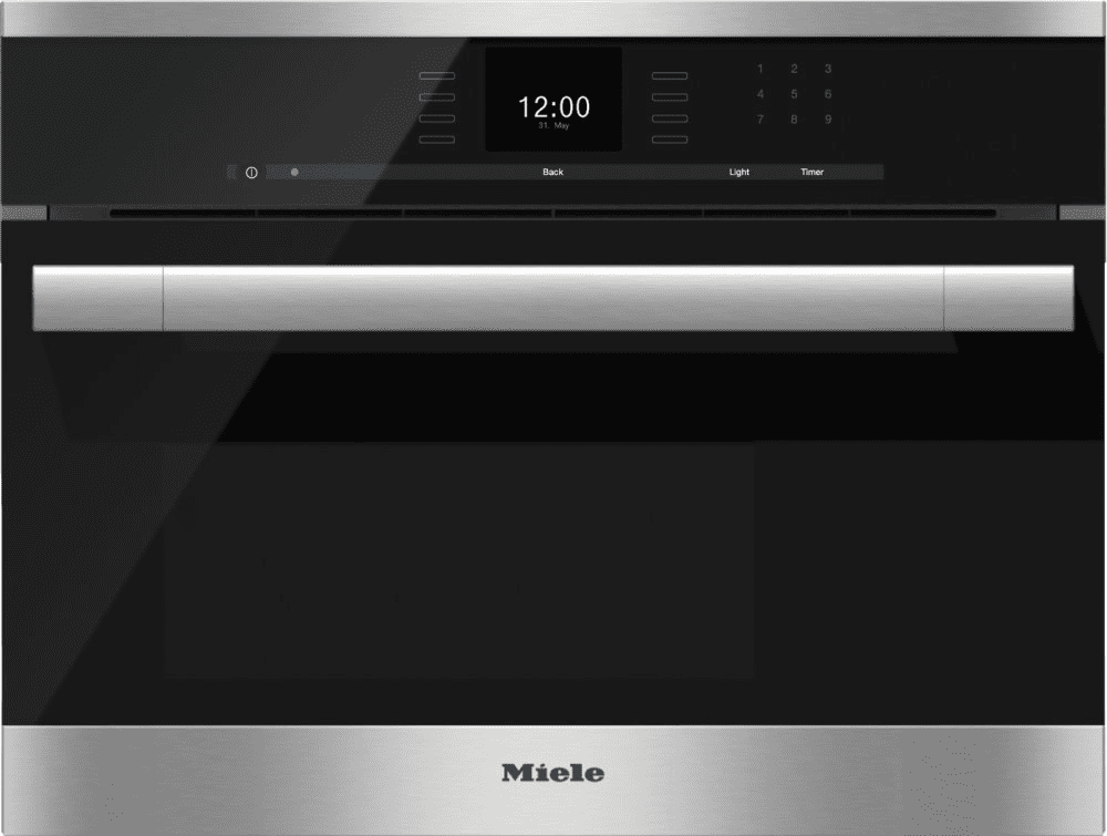 Miele DG6500 STAINLESS STEEL Dg 6500 - Built-In Steam Oven With A Large Text Display And Sensortronic Controls For Extra Convenience.