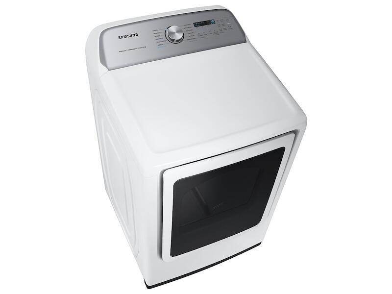 Samsung DVG52A5500W 7.4 Cu. Ft. Smart Gas Dryer With Steam Sanitize+ In White