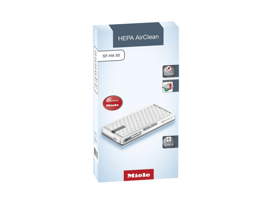 Miele SFHA50 Sf Ha 50 - Hepa Airclean Filter With Timestrip® Safely Traps Fine Dust And Allergens.