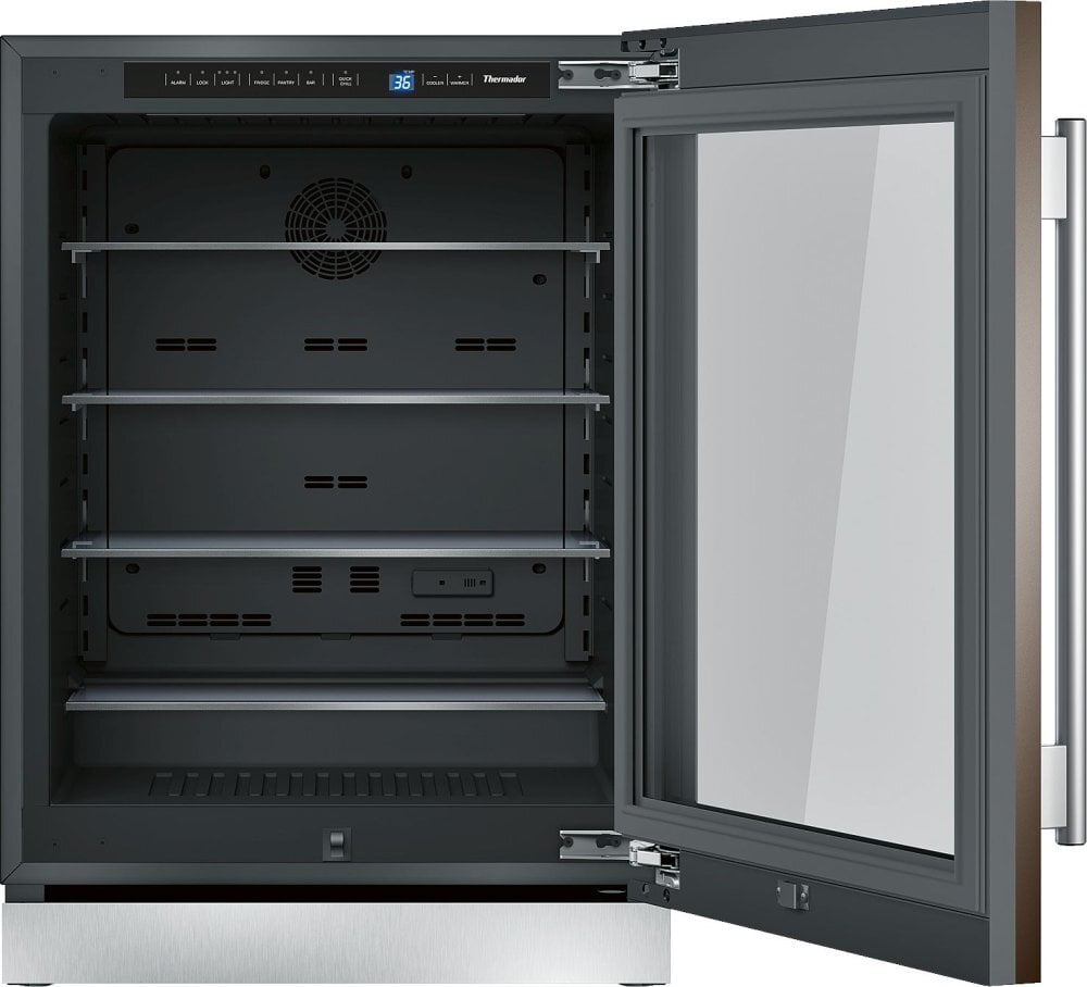 Thermador T24UR900RP 24-Inch Under-Counter Glass Door Refrigerator