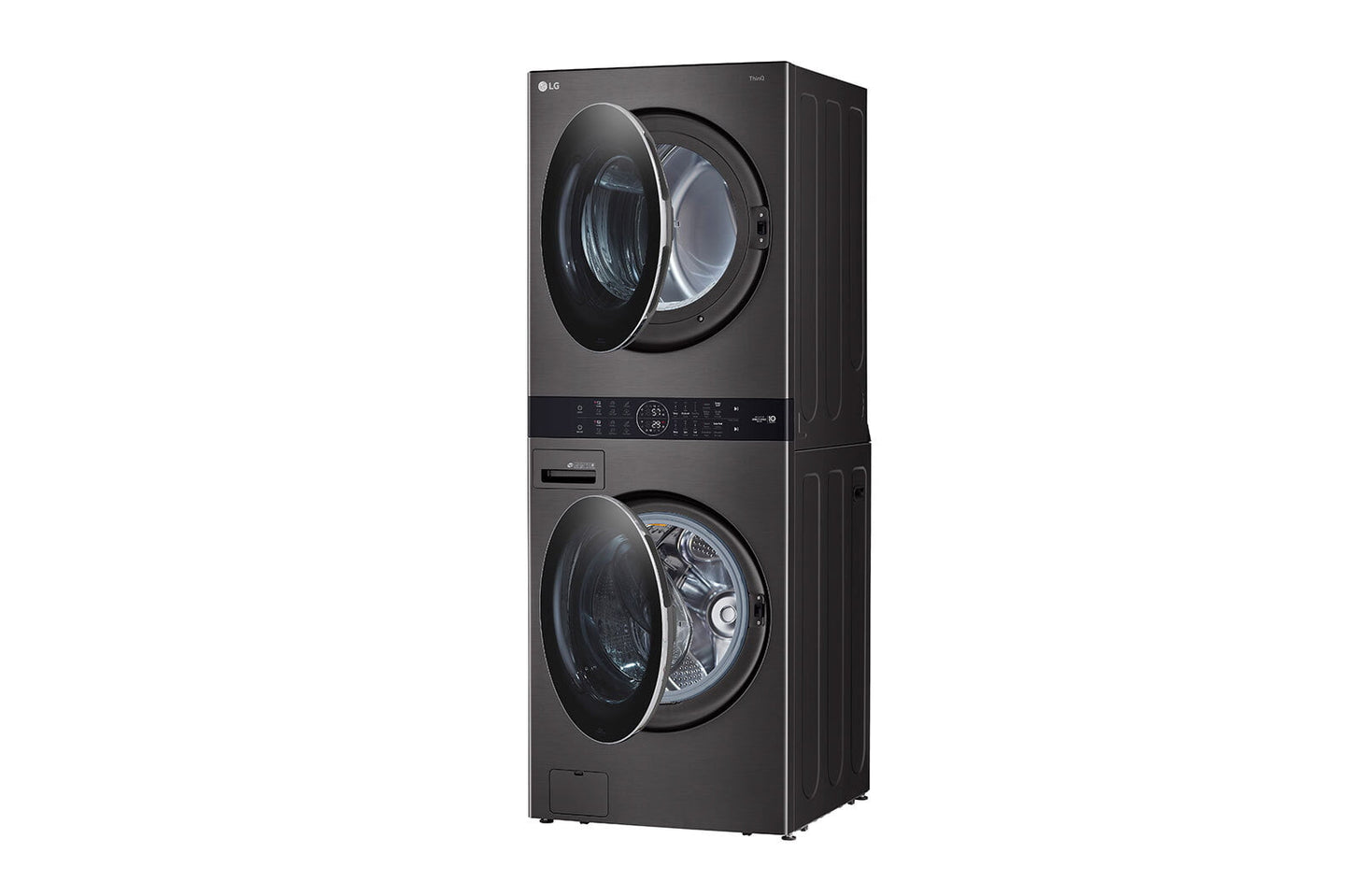 Lg WKGX201HBA Single Unit Front Load Lg Washtower&#8482; With Center Control&#8482; 4.5 Cu. Ft. Washer And 7.4 Cu. Ft. Gas Dryer