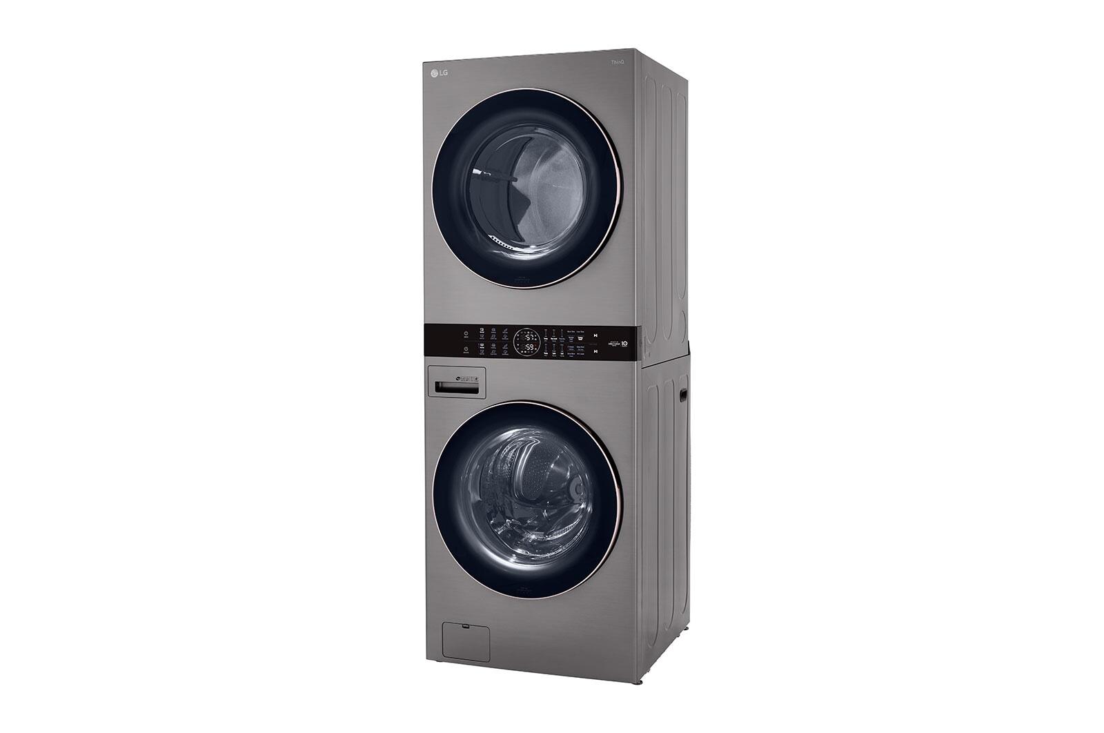 Lg WKG101HVA Single Unit Front Load Lg Washtower™ With Center Control™ 4.5 Cu. Ft. Washer And 7.4 Cu. Ft. Gas Dryer