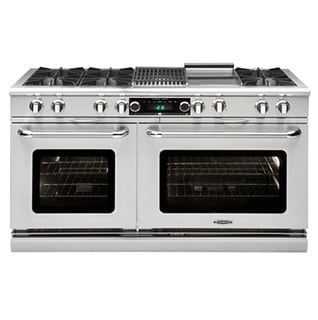 Capital COB604GG2 Connoisseurian Series 60" Dual Fuel Self Clean Range