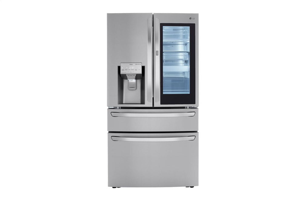Lg LRMVC2306S 23 Cu. Ft. Smart Wi-Fi Enabled Instaview&#8482; Door-In-Door® Counter-Depth Refrigerator With Craft Ice&#8482; Maker