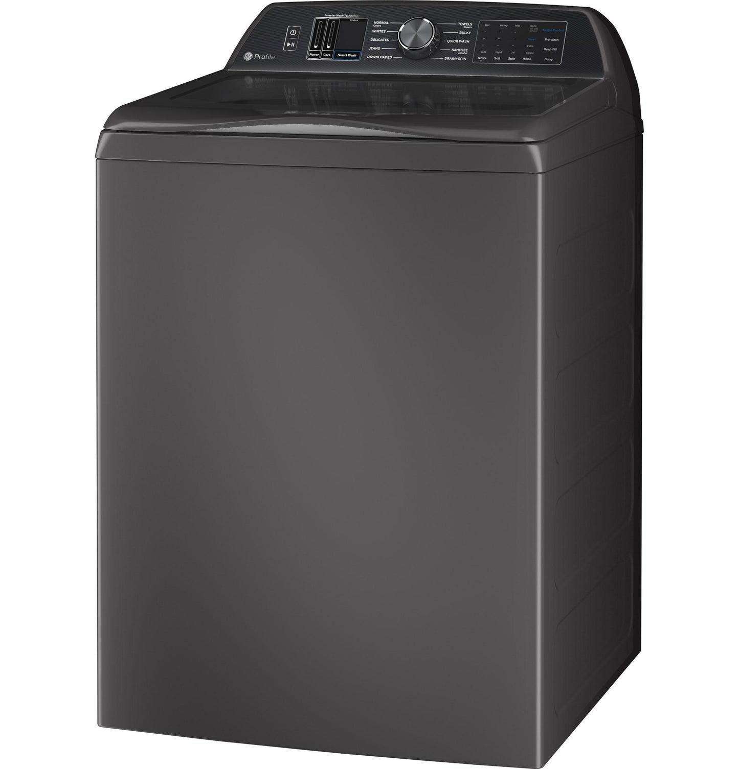 Ge Appliances PTW700BPTDG Ge Profile&#8482; 5.4 Cu. Ft. Capacity Washer With Smarter Wash Technology And Flexdispense&#8482;