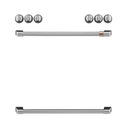 Cafe CXFCEHKPMSS Café Front Control Electric Knobs And Handles - Brushed Stainless