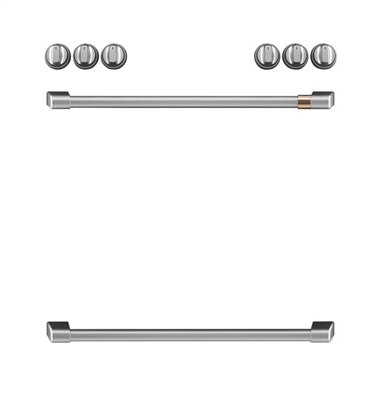 Cafe CXFCEHKPMSS Café Front Control Electric Knobs And Handles - Brushed Stainless