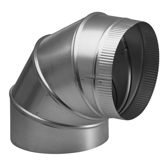 Best Range Hoods 432 8" Round Elbow Duct For Range Hoods And Bath Ventilation Fans