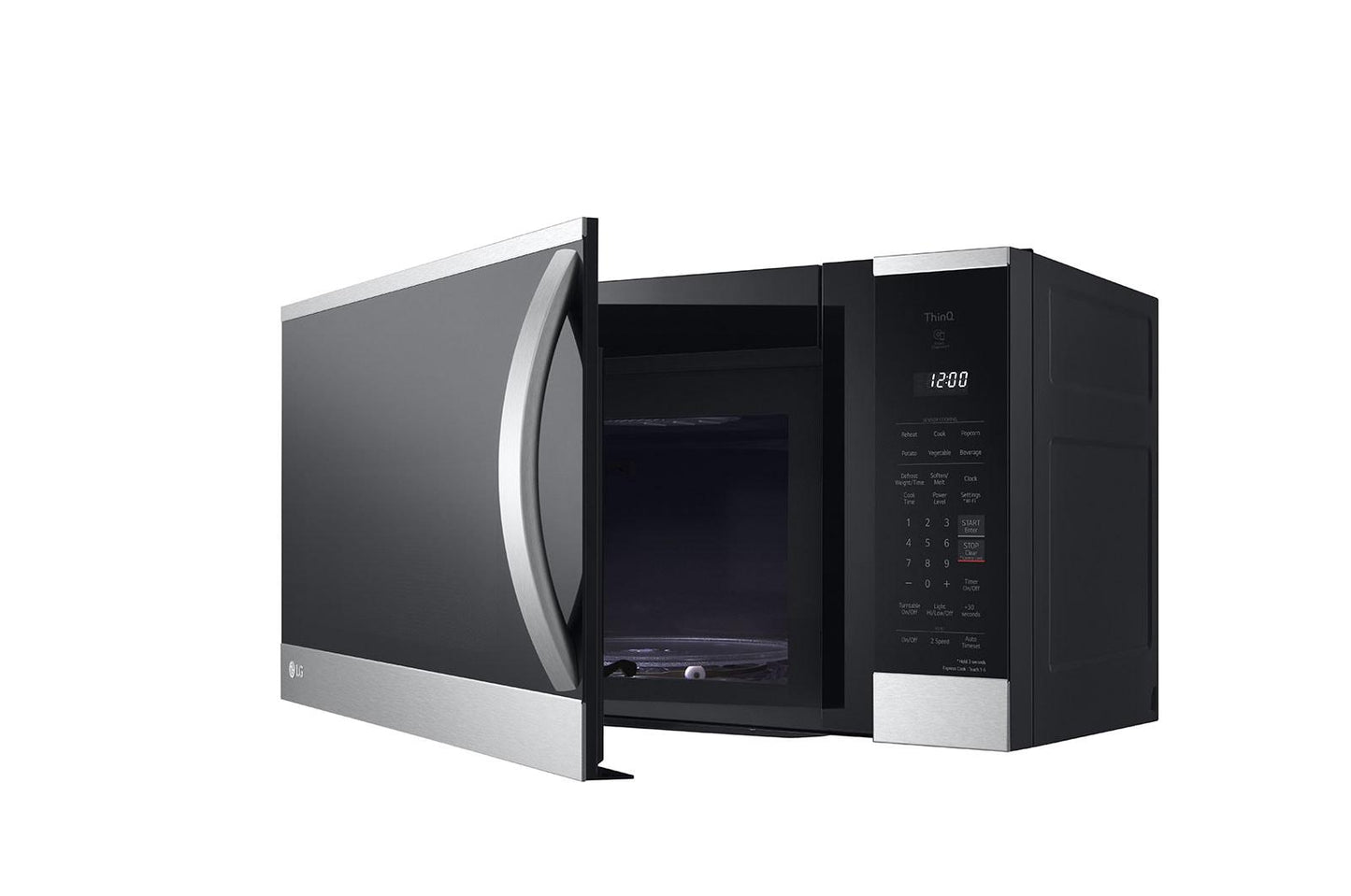 Lg MVEM1825F 1.8 Cu. Ft. Over-The-Range Microwave Oven With Easyclean®