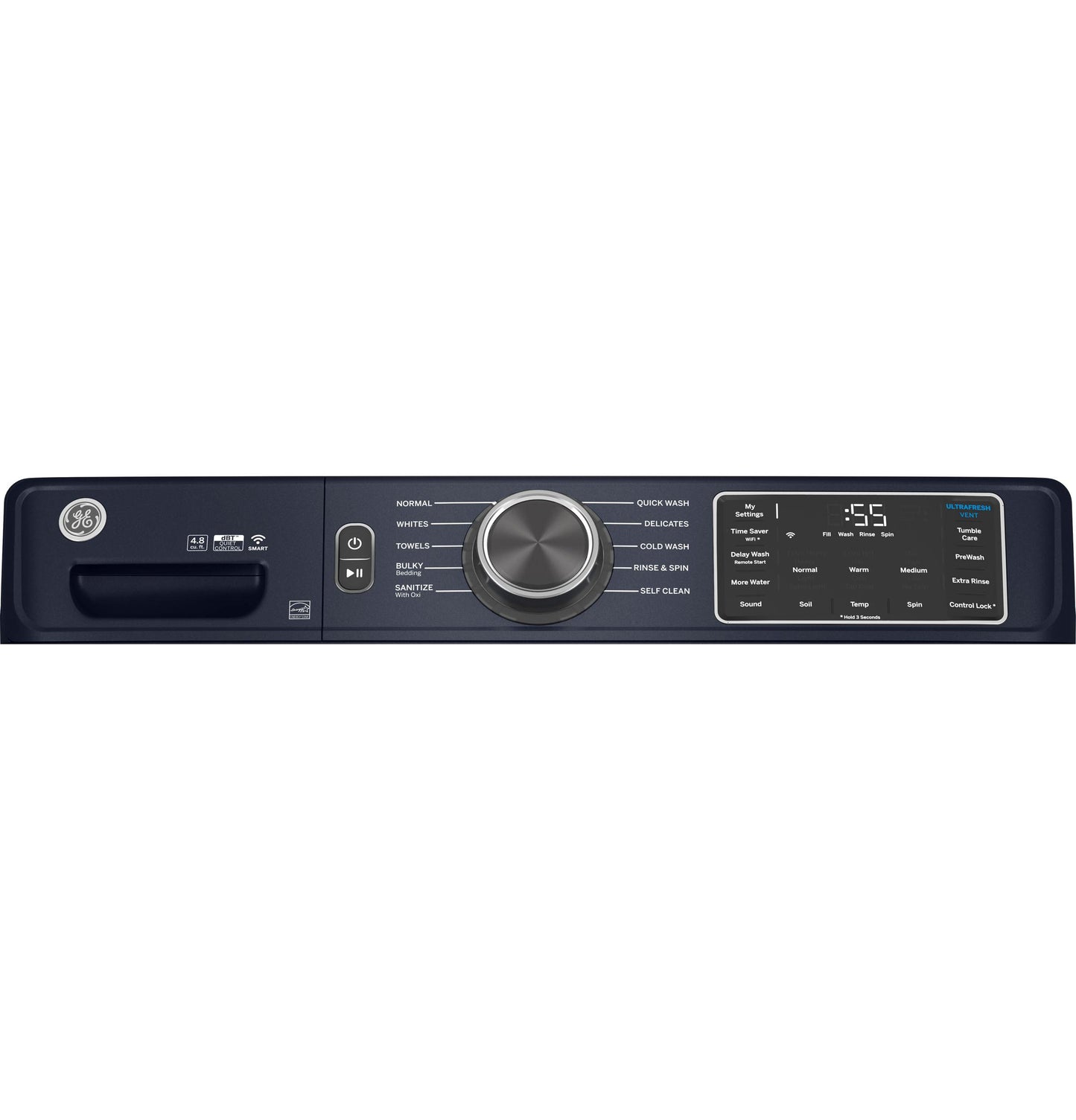 Ge Appliances GFW550SPRRS Ge® 4.8 Cu. Ft. Capacity Smart Front Load Energy Star® Washer With Ultrafresh Vent System With Odorblock™ And Sanitize W/Oxi