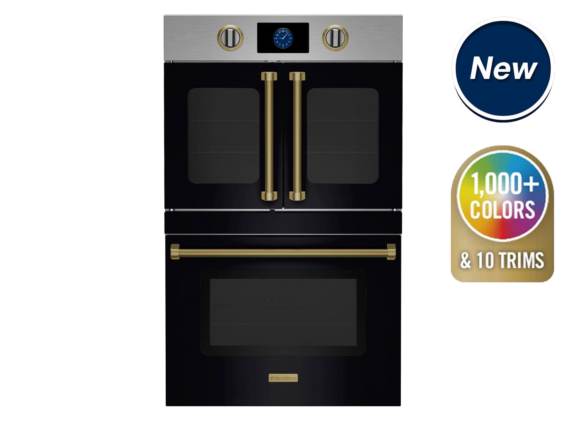 Bluestar BSDEWO30SDV3 30" Double Electric Wall Oven With French & Drop Down Doors