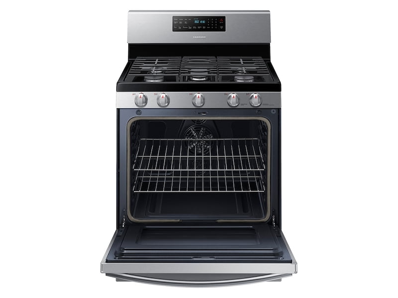 Samsung NX58T7511SS 5.8 Cu. Ft. Freestanding Gas Range With Air Fry And Convection In Stainless Steel