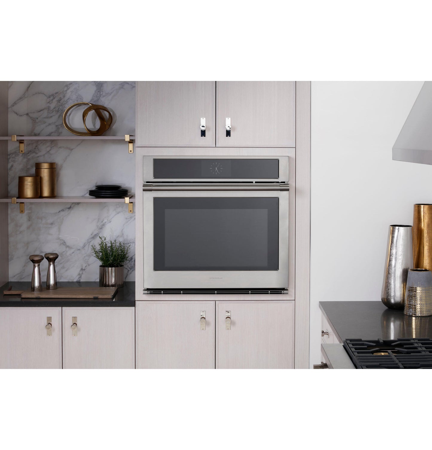 Monogram ZTSX1DPSNSS Monogram 30" Smart Electric Convection Single Wall Oven Statement Collection