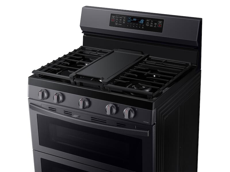 Samsung NX60A6751SG 6.0 Cu. Ft. Smart Freestanding Gas Range With Flex Duo&#8482; & Air Fry In Black Stainless Steel