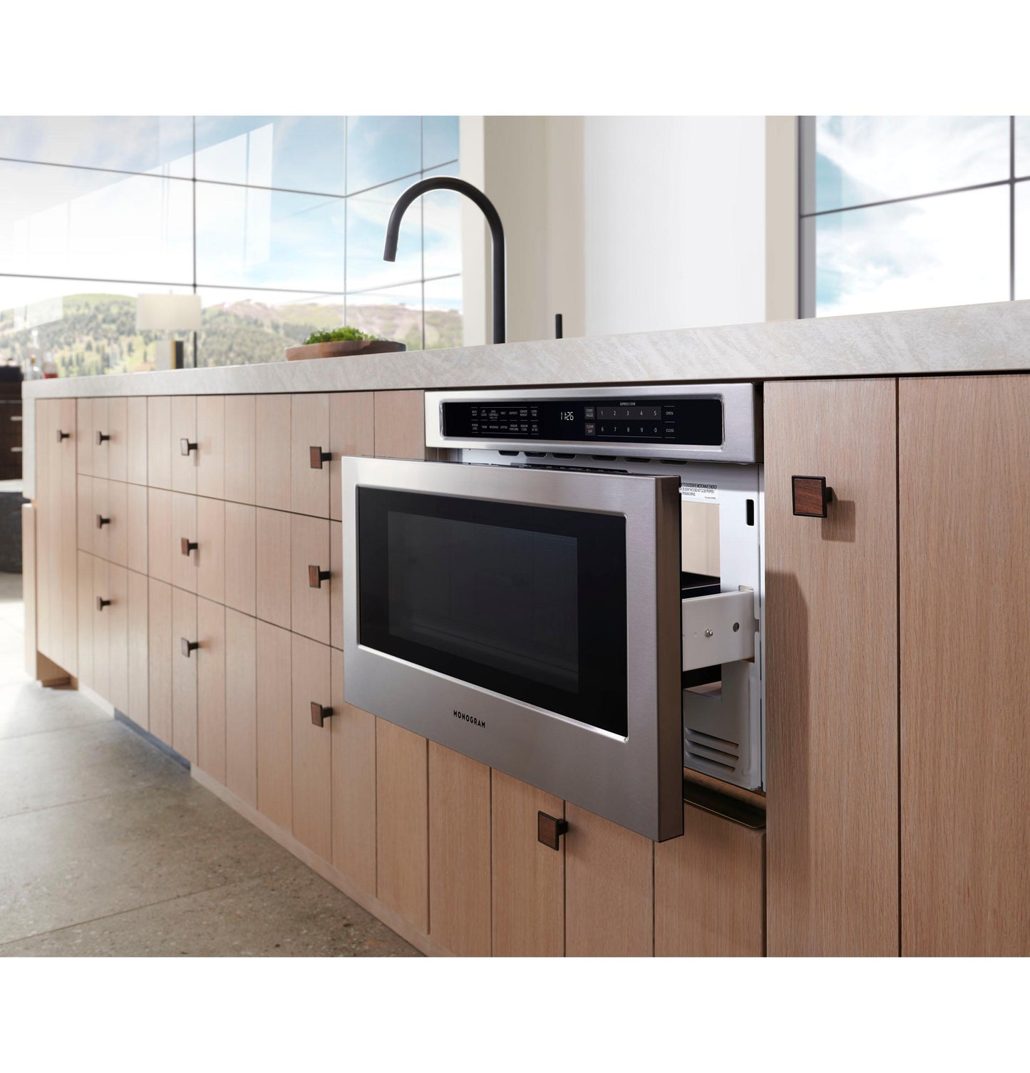 Monogram ZWL1126SRSS Monogram 1.2 Cu. Ft. Drawer Microwave