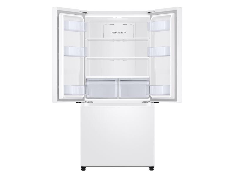 Samsung RF20A5101WW 19.5 Cu. Ft. Smart 3-Door French Door Refrigerator In White