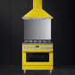 Smeg CPF36UGMYW Portofino Pro-Style Dual Fuel Range, Yellow, 36