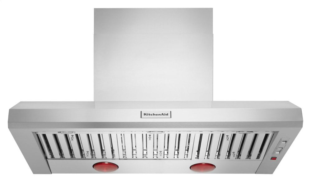Kitchenaid KVWC958JSS 48'' 585-1170 Cfm Motor Class Commercial-Style Wall-Mount Canopy Range Hood - Stainless Steel