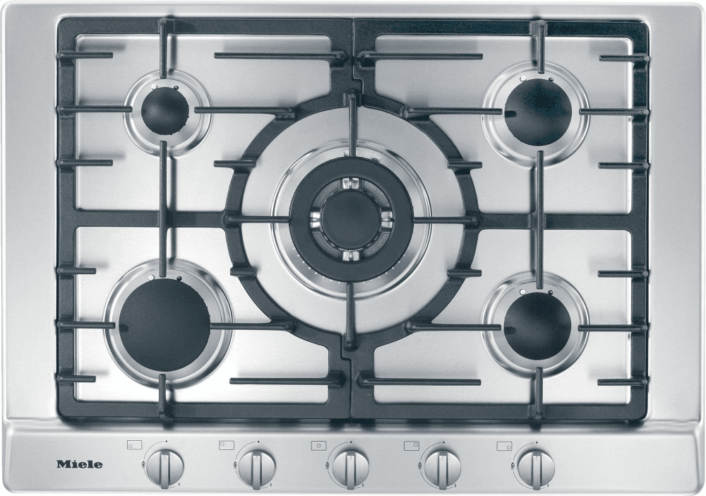 Miele KM2032G Km 2032 G - Gas Cooktop With 5 Burners For Particularly Versatile Cooking Convenience.
