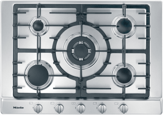 Miele KM2032G Km 2032 G - Gas Cooktop With 5 Burners For Particularly Versatile Cooking Convenience.