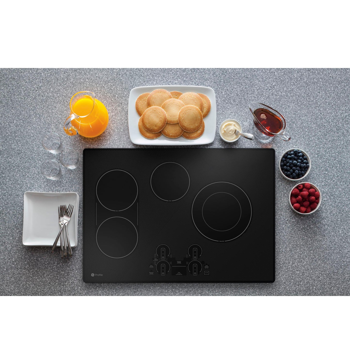 Ge Appliances PEP7030DTBB Ge Profile™ 30" Built-In Touch Control Electric Cooktop