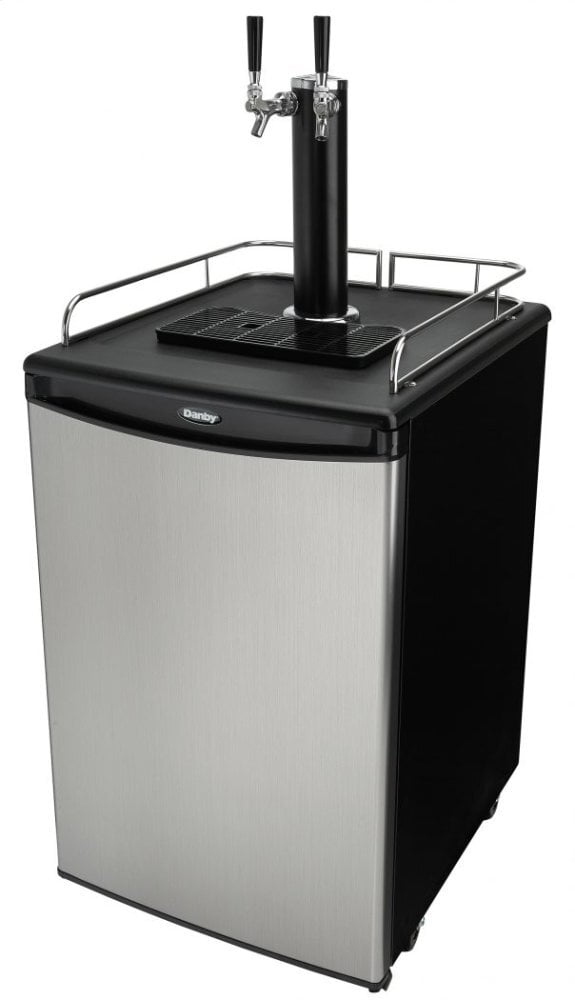 Danby DKC054A1BSL2DB Danby 5.4 Cu. Ft. Dual-Tap Kegerator