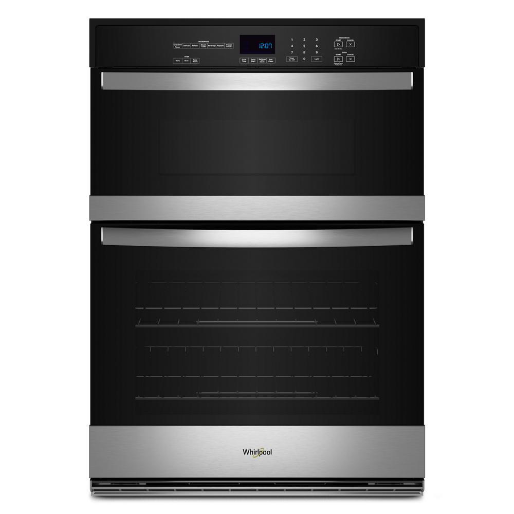 Whirlpool WOEC3030LS 6.4 Total Cu. Ft. Combo Self-Cleaning Wall Oven