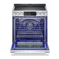 Lg LSES6338F Lg Studio 6.3 Cu. Ft. Instaview® Electric Slide-In Range With Probake Convection® And Air Fry